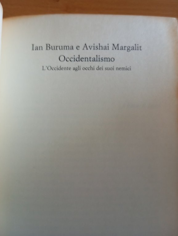 Occidentalismo, Ian Buruma - Avishai Margalit, Einaudi, 2004 | Immagine Gallery 8
