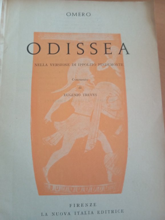 Odissea, Omero, La nuova Italia, Commento Eugenio Treves, 1956