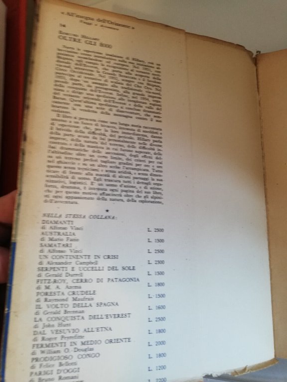 Oltre gli 8000, Edmund Hillary, 1957, Leonardo da Vinci Editrice