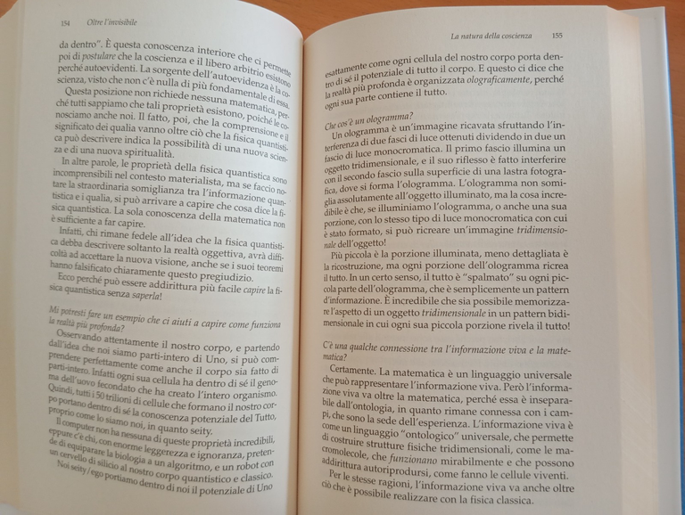 Oltre l'invisibile Dove scienza e spiritualità si uniscono, Federico Faggin …