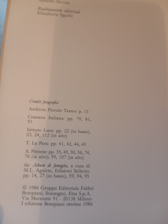 Omaggio a Pirandello, Almanacco Bompiani 1987 a cura di Leonardo …