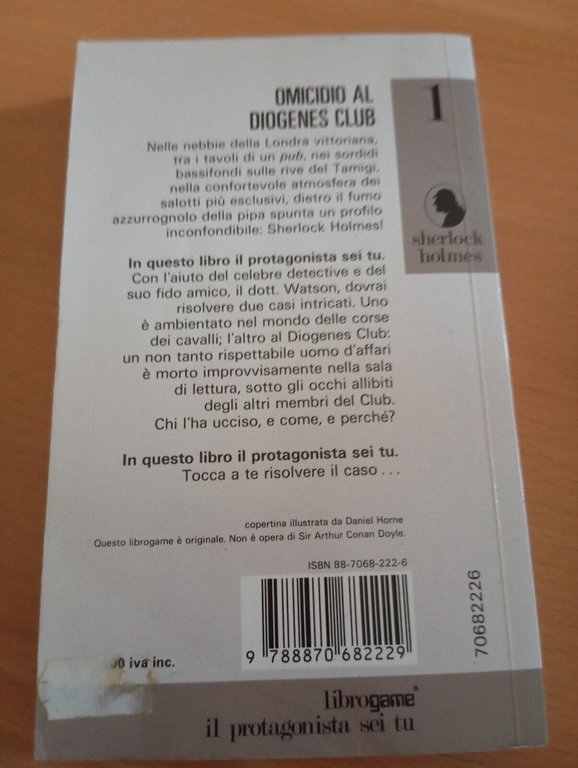 Omicidio al Diogens Club, Libro game, Gerald Lientz, E. Elle, …