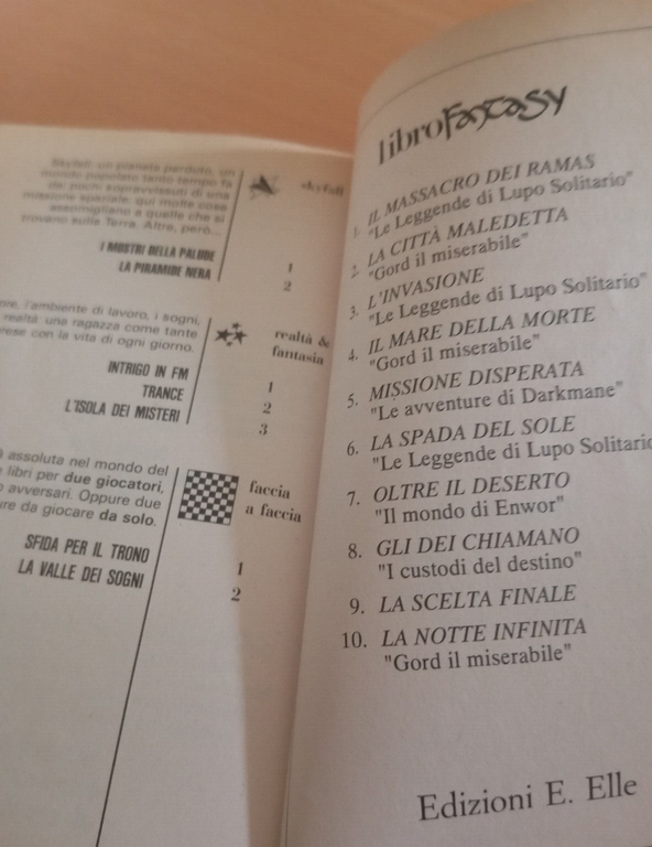 Omicidio al Diogens Club, Libro game, Gerald Lientz, E. Elle, …