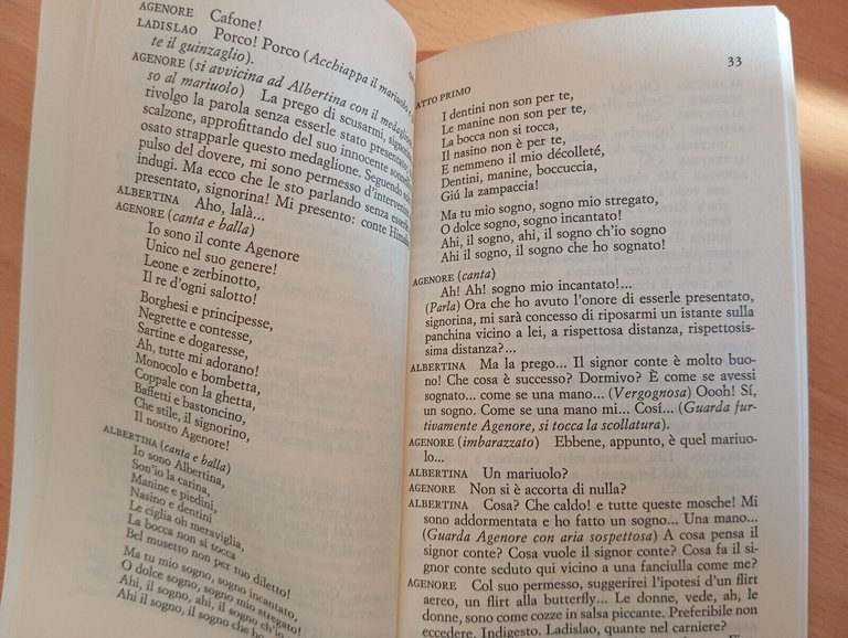 Operetta, Vitold Gombrowicz, Eianudi teatro, 1968