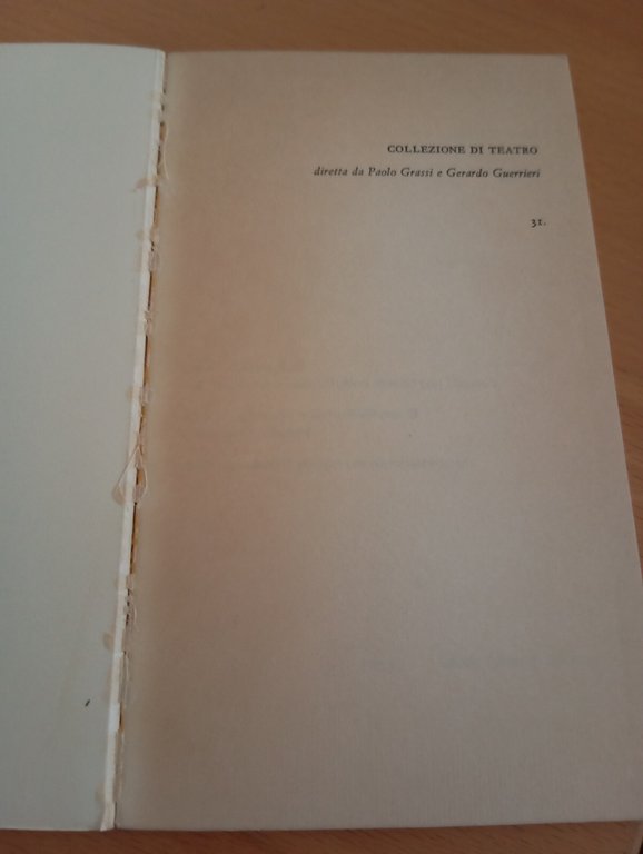 Orfeo, Jean Cocteau, Einaudi Teatro, 1963