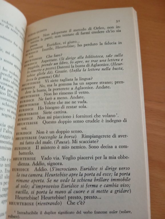 Orfeo, Jean Cocteau, Einaudi Teatro, 1963