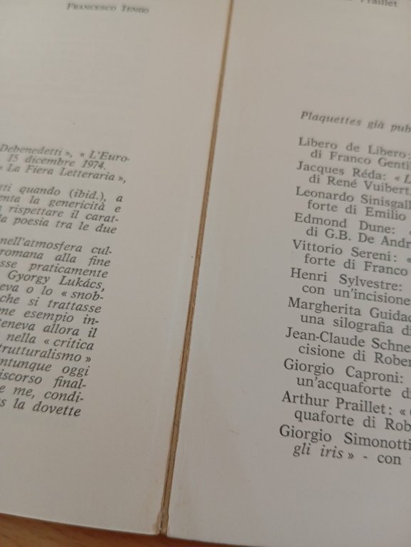 Origine, rivista di poesia, numero 1, aprile 1975