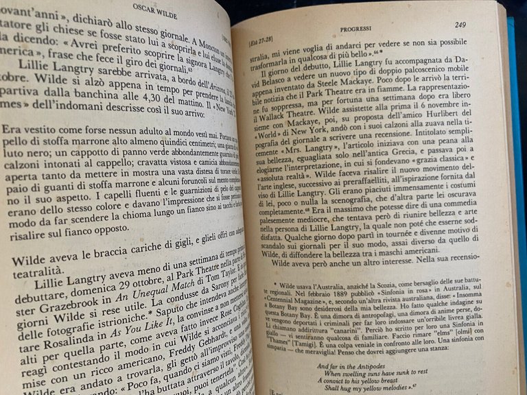 Oscar Wilde. Una biografia, Richard Ellmann, Rizzoli, 1991