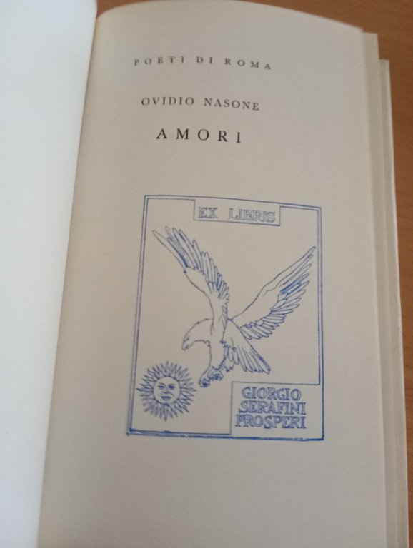 Ovidio, amori, testo a fronte, Zanichelli, 1986