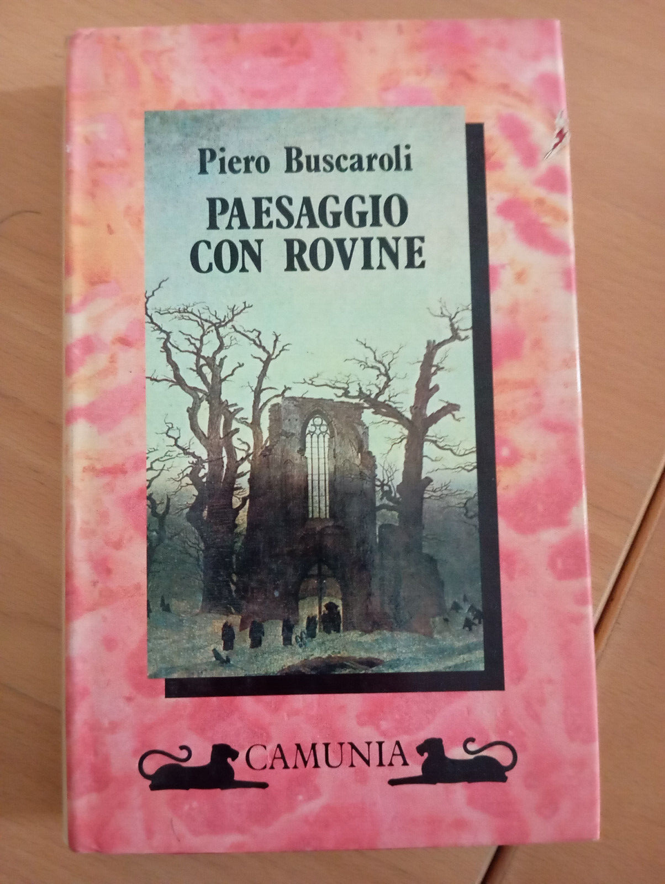 Paesaggio con rovine, Piero Buscaroli, Camunia, 1989