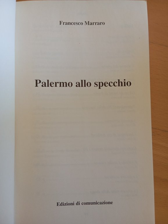 Palermo allo specchio, Francesco Marraro, Edizioni di Comunicazione, 1996 | Immagine Gallery 5