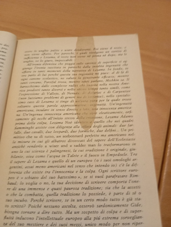 Paradiso, José Lezama Lima, Rizzoli BUR, 1990