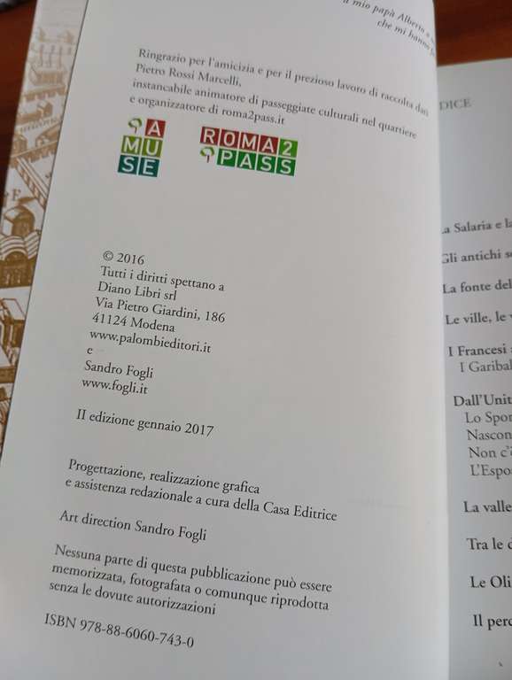Parioli e Flaminio. La storia, Sandro Fogli, Palombi, 2017