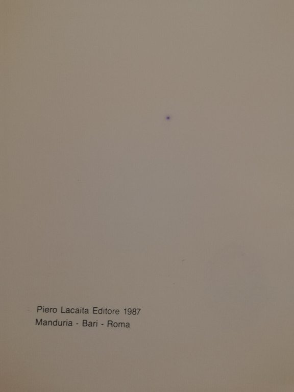 Parola - segno - colore, Adriana Notte, 1987, Piero Lacaita