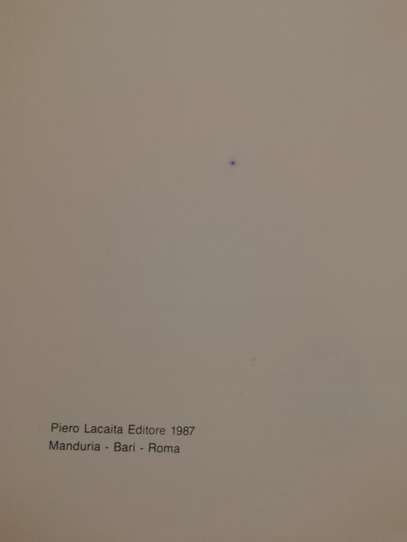 Parola - segno - colore, Adriana Notte, 1987, Piero Lacaita