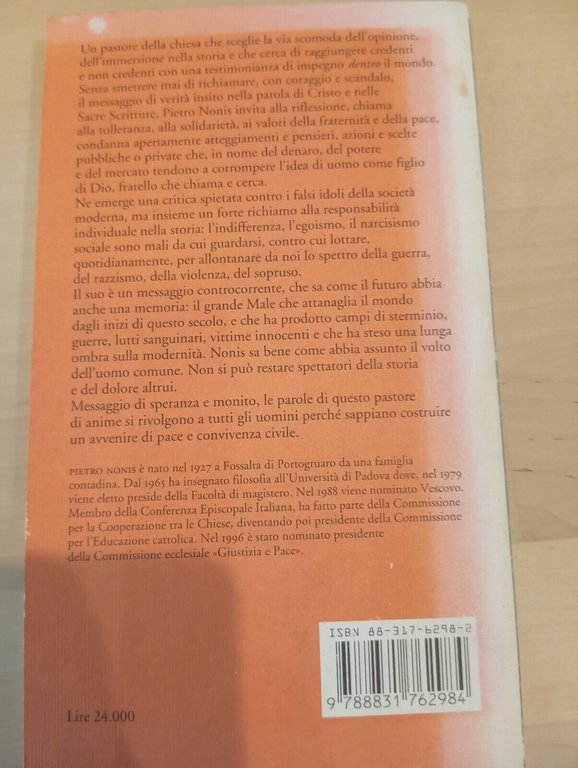 Parole nel tempo, Pietro Nonis, Marsilio, 1996