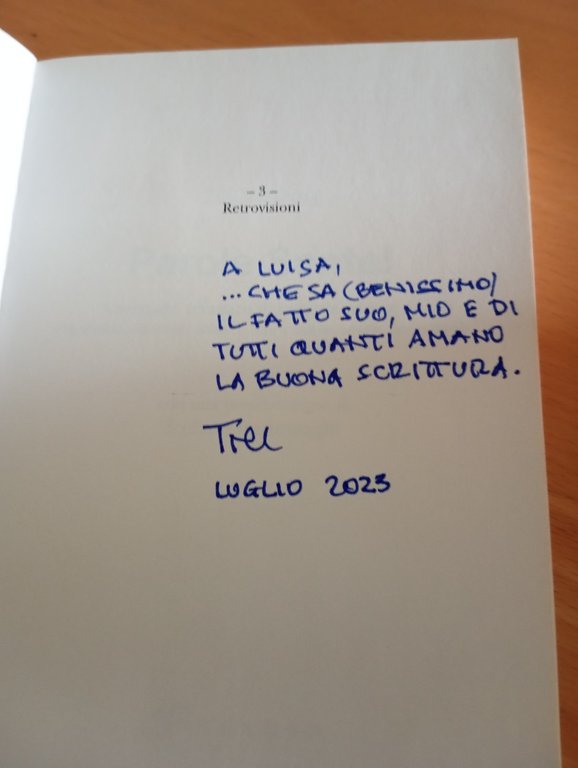 Parole sante!, Till Neuburg, Esedra, 2022