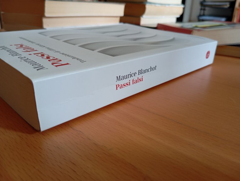 Passi falsi, Maurice Blanchot, Il Saggiatore, 2020, sottolineato