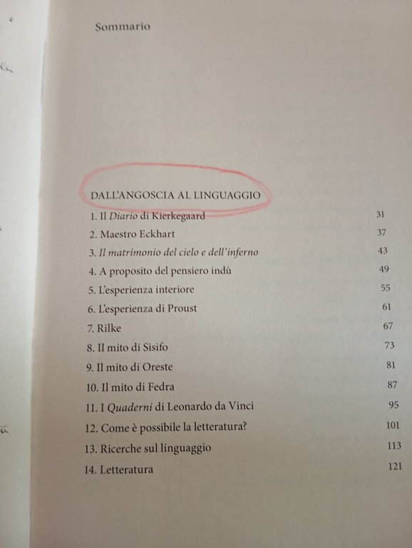 Passi falsi, Maurice Blanchot, Il Saggiatore, 2020, sottolineato