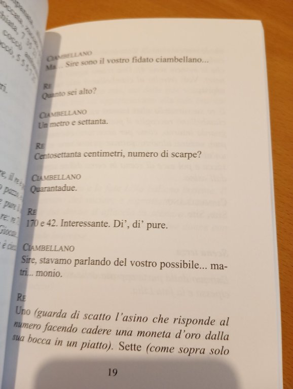 Pelle d'asino, Riccardo Diana teatro, Nuove edizioni Romane, 1999 Fuori …