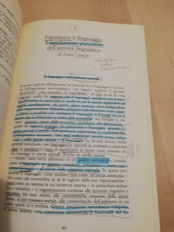 Pensiero e linguaggio, Daniele Gambarara (a cura), 1996, La Nuova …