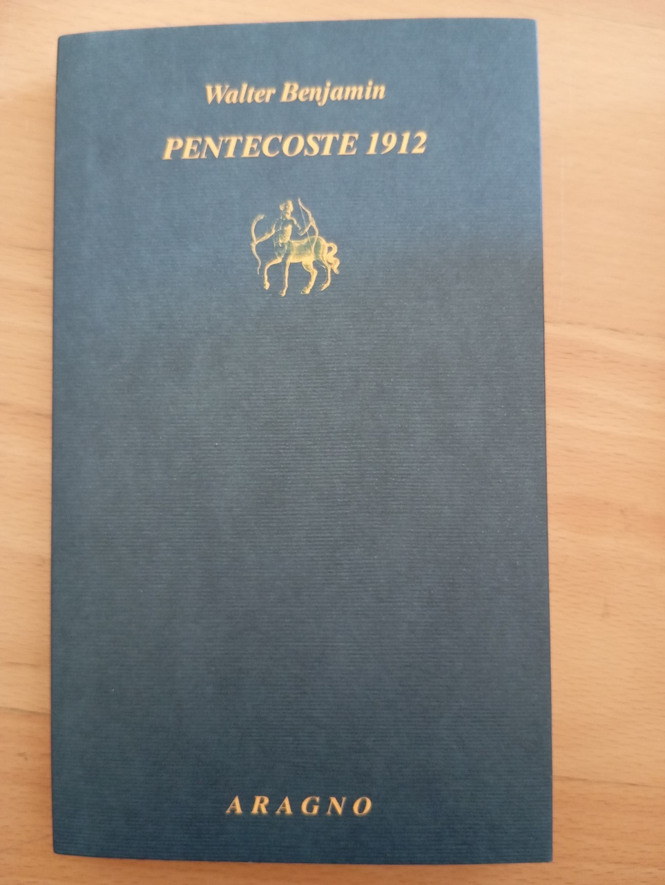 Pentecoste 1912. il mio viaggio in Italia, Walter Benjamin, Aragno, … | Immagine principale