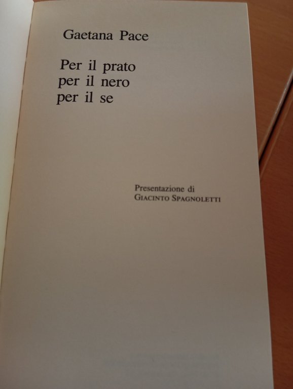 Per il prato per il nero per il se, Gaetana … | Immagine Gallery 17