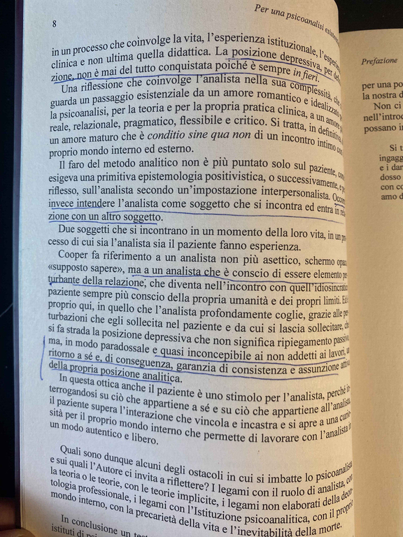 Per una psicoanalisi esistenziale l'esperienza Steven H. Cooper, Mimesis, 2018