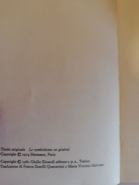 Per una teoria del simbolismo. Una ricerca, Dan Sperber, 1981 …