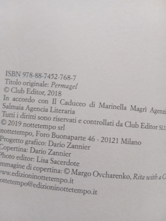 Permafrost, Eva Baltasar, Nottetempo, 2019