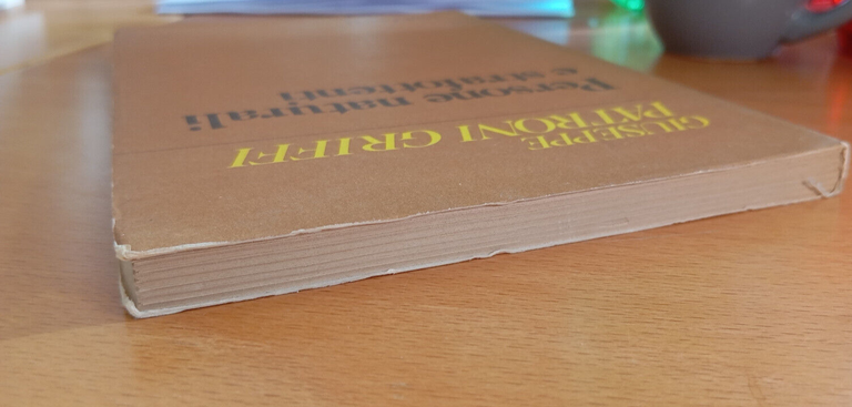Persone naturali e strafottenti, Giuseppe Patroni Griffi, Garzanti, 1974