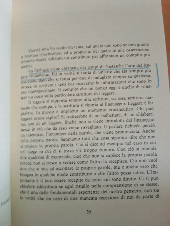 Persuasività della letteratura, Hans Georg Gadamer, Transeuropa, 1988