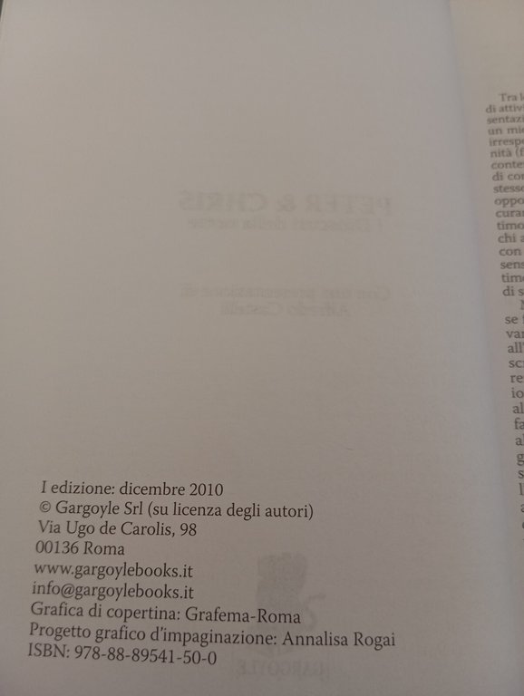 Peter e Chris i dioscuri della notte, Franco Pezzini - …