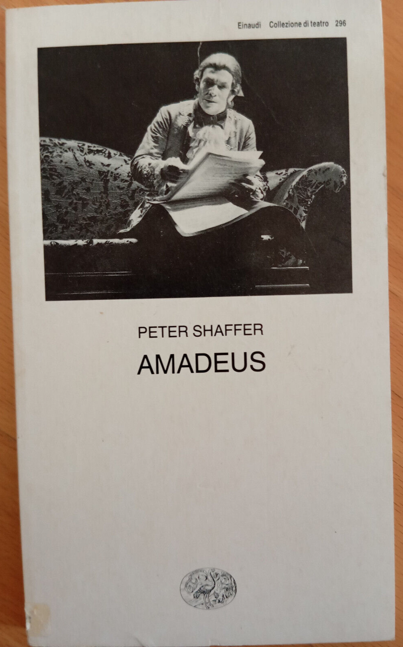 Peter Shaffer, Amadeus, Einaudi teatro, 1987, FUORI CATALOGO