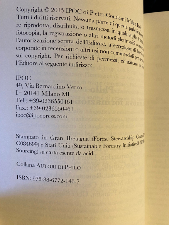 Philo. Una nuova formazione alla cura, Mirabelli - Prandin, IPOC, …