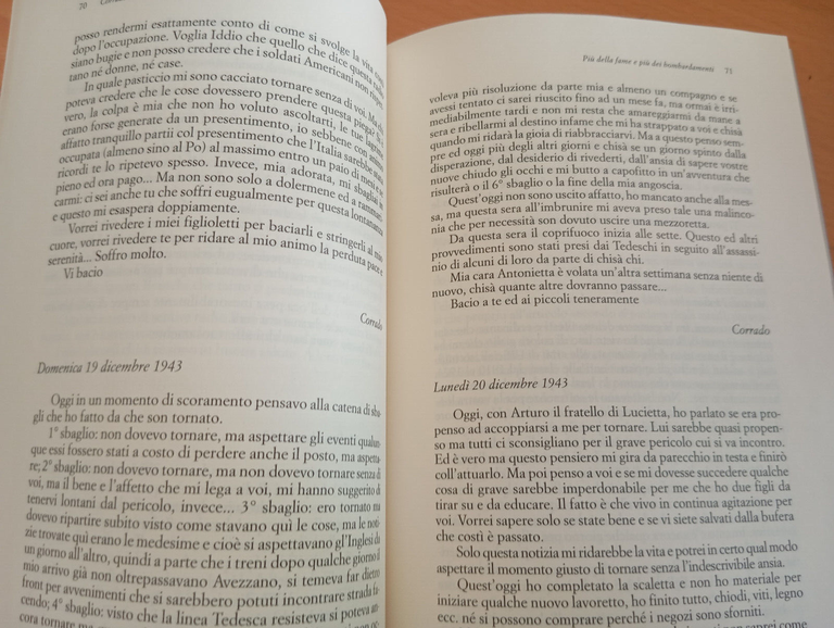 Più della fame e più dei bombardamenti, Corrado Di Pompeo, …