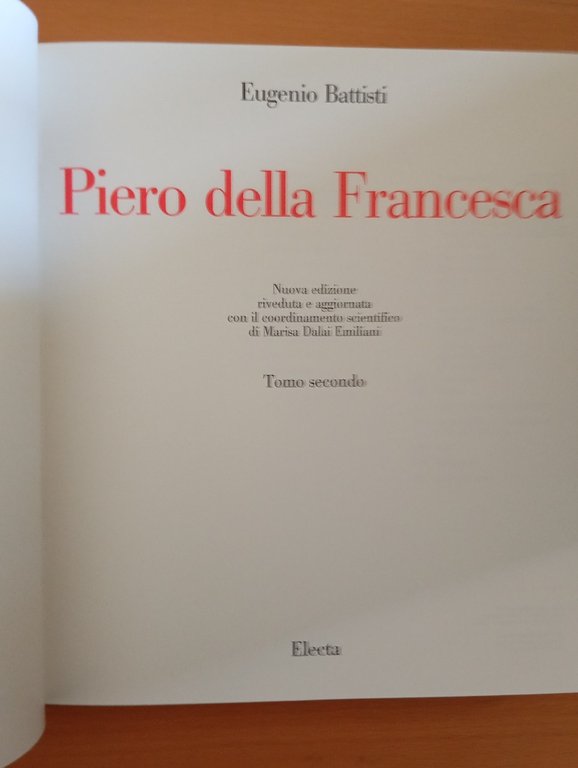 Piero della Francesca, L'opera completa, Battisti, Electa 1992, 2 volumi | Immagine Gallery 12