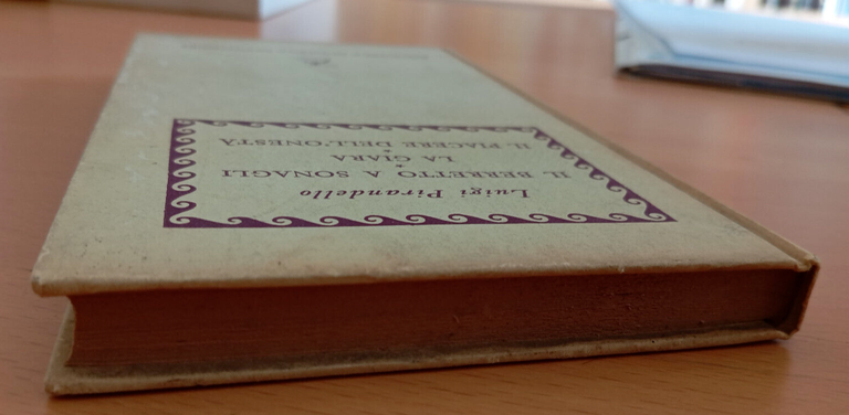 Pirandello, Maschere nude, Berretto a sonagli, Giara, piacere onestà, BMM …