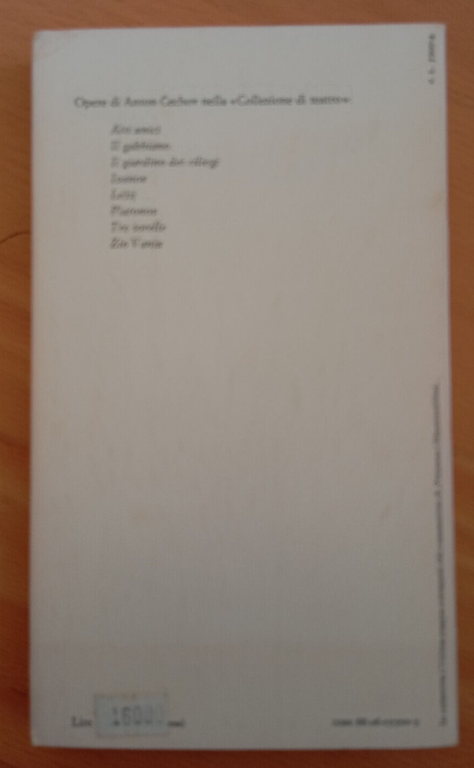 Platonov, Anton Cechov, Einaudi teatro, 1982, fuori catalogo