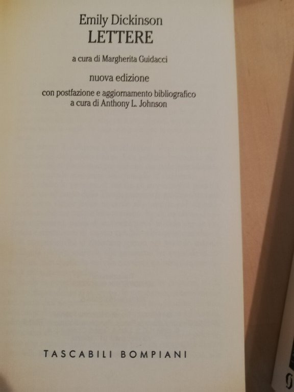 Poesie e lettere, 2 volumi, Emily Dickinson, 1995, Mondadori