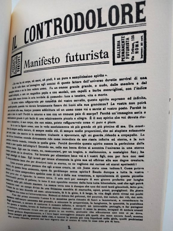 Poesie futuriste, Acquaviva, 2009