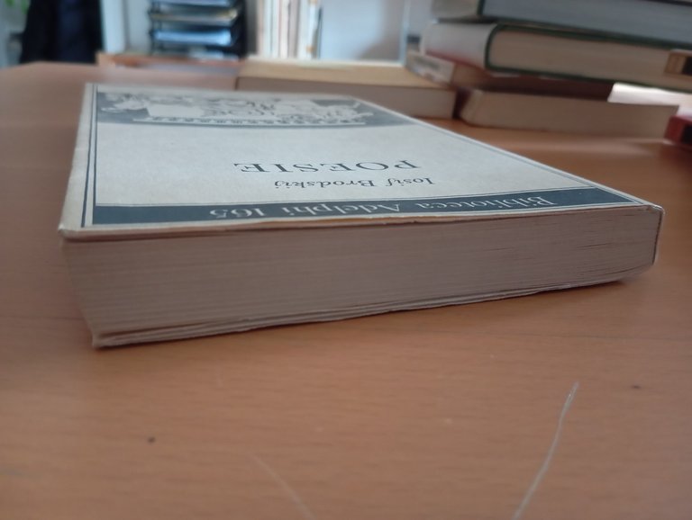 Poesie, Iosif Brodskij, Adelphi, 1986