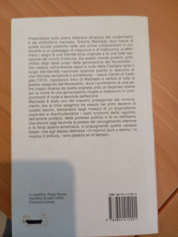 Poesie scelte, Antonio Machado, Mondadori, 2001