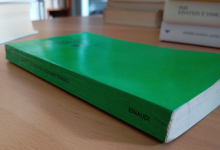 Poetica dell'idealismo tedesco, Peter Szondi, Einaudi, 1974, fuori catalogo