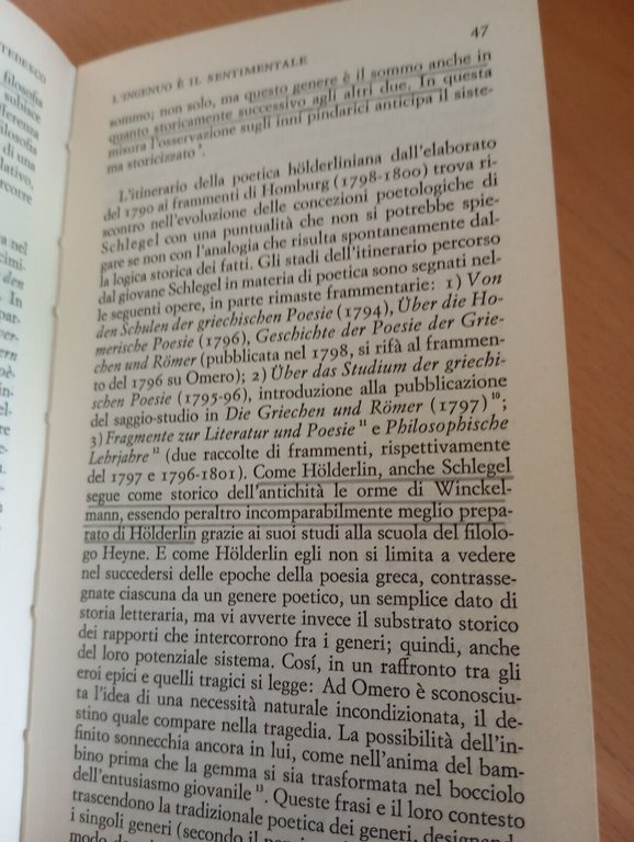 Poetica dell'idealismo tedesco, Peter Szondi, Einaudi, 1974, fuori catalogo