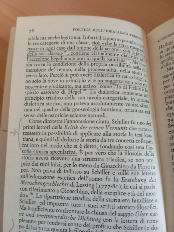 Poetica dell'idealismo tedesco, Peter Szondi, Einaudi, 1974, fuori catalogo
