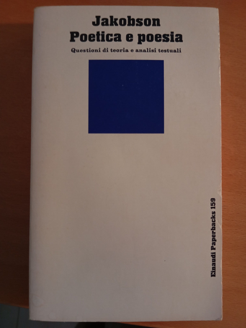 Poetica e poesia, Roman Jakobson, Einaudi, 1985