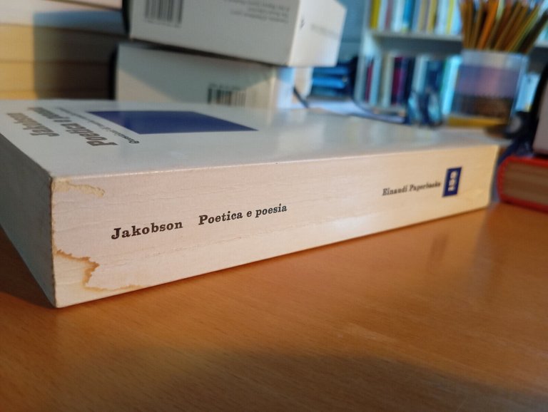 Poetica e poesia, Roman Jakobson, Einaudi, 1985