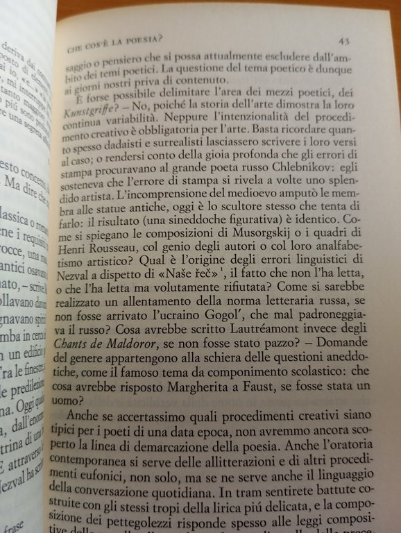 Poetica e poesia, Roman Jakobson, Einaudi, 1985