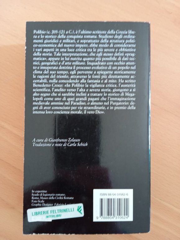 Polibio, Storie, Oscar Classici Mondadori, 2004 | Immagine Gallery 4